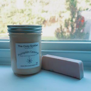 Pumpkin Caramel Vegan Candle & Soap Gift Bundle